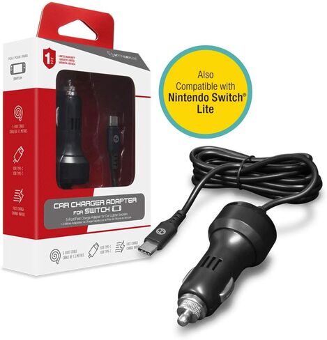 Hyperkin Car Charger Adapter for Nintendo Switch in Saudi Arabia