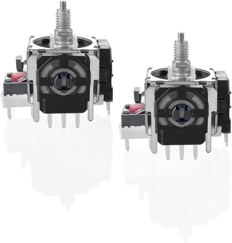 Gorliskl 2 Pack Controller 3D Analog Joystick Thumb Sticks Replacement Repair Parts for Xbox One Elite 2- - Fixes Stick Drift, Broken, and Loose Joysticks on Elite Series 2 Controllers in Kuwait