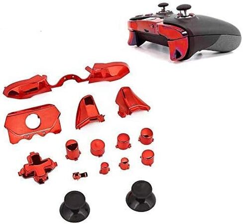 مجموعة كاملة لإصلاح قطع الغيار ABXY Dpad Triggers Buttons Kits Controller Mod L1 R1 L2 R2 لـ XboxOne Elite XboxOne Elite (ذهبي) in Kuwait