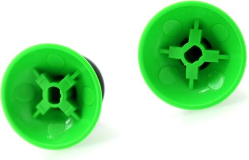 Deal4GO 2-Pack OEM Thumbsticks Concave Analog Replacement for Xbox one Controller Rubber Joystick Thumb Grips (Black) in Kuwait