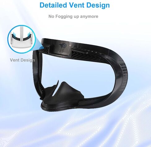 وسادة وجه VR لـ Oculus Quest 2، دعامة واجهة للياقة البدنية للوجه، وسادة وسادة للوجه مع وسادتين بديلتين، أغطية عصا الإبهام، غطاء عدسة، غطاء وجه مقاوم للتعرق مضاد للضباب لـ Meta Quest 2 in Saudi Arabia