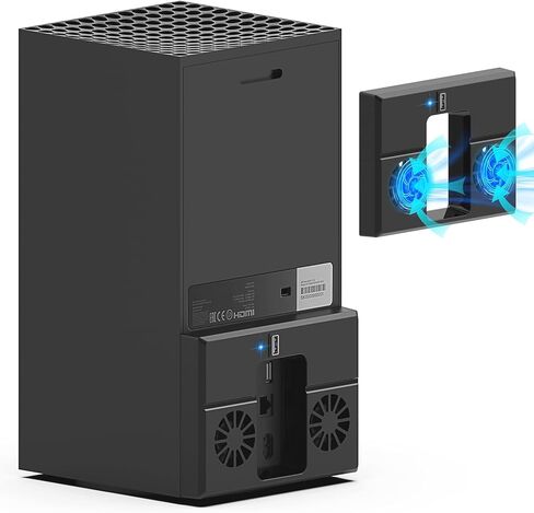 مروحة تبريد يو إس بي لأجهزة إكس بوكس سيريس إكس بون، ملحقات نظام التبريد من يوناهوت مع مروحة مزدوجة ومنفذ يو إس بي خارجي (فقط لأجهزة إكس بوكس سيريز إكس) in Kuwait