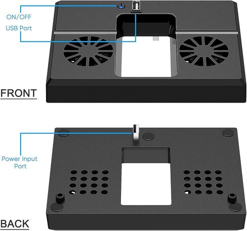 مروحة تبريد يو إس بي لأجهزة إكس بوكس سيريس إكس بون، ملحقات نظام التبريد من يوناهوت مع مروحة مزدوجة ومنفذ يو إس بي خارجي (فقط لأجهزة إكس بوكس سيريز إكس) in Kuwait