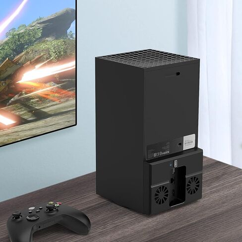 مروحة تبريد يو إس بي لأجهزة إكس بوكس سيريس إكس بون، ملحقات نظام التبريد من يوناهوت مع مروحة مزدوجة ومنفذ يو إس بي خارجي (فقط لأجهزة إكس بوكس سيريز إكس) in Kuwait