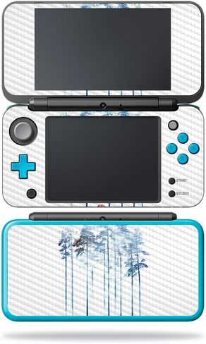 غلاف MightySkins من ألياف الكربون لجهاز Nintendo New 2DS XL - المشكال الوردي | لمسة نهائية واقية ومتينة من ألياف الكربون | سهل التطبيق والإزالة وتغيير الأنماط | صنع في الولايات المتحدة الأمريكية in Kuwait