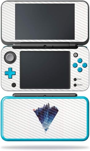 غلاف MightySkins من ألياف الكربون لجهاز Nintendo New 2DS XL - المشكال الوردي | لمسة نهائية واقية ومتينة من ألياف الكربون | سهل التطبيق والإزالة وتغيير الأنماط | صنع في الولايات المتحدة الأمريكية in Kuwait
