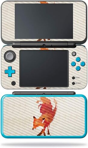 غلاف MightySkins من ألياف الكربون لجهاز Nintendo New 2DS XL - المشكال الوردي | لمسة نهائية واقية ومتينة من ألياف الكربون | سهل التطبيق والإزالة وتغيير الأنماط | صنع في الولايات المتحدة الأمريكية in Kuwait