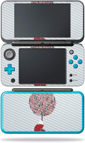 غلاف MightySkins من ألياف الكربون لجهاز Nintendo New 2DS XL - المشكال الوردي | لمسة نهائية واقية ومتينة من ألياف الكربون | سهل التطبيق والإزالة وتغيير الأنماط | صنع في الولايات المتحدة الأمريكية in Kuwait