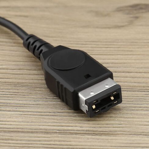 كيبل شحن USB متوافق مع نينتندو ان دي اس/جيم بوي ادفانس اس بي، ملحقات كيبل شحن USB من قطعتين، اسود in Saudi Arabia