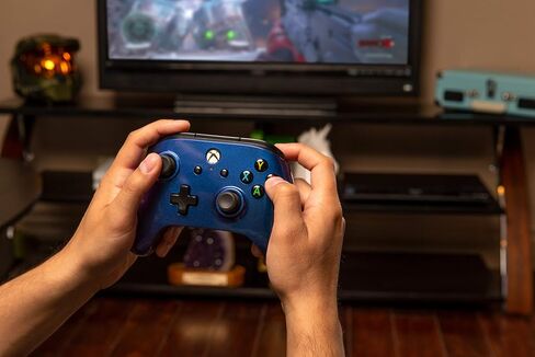 PowerA Enhanced Wired Controller for Xbox One - Cosmos Nebula, gamepad, wired video game controller, gaming controller, Xbox One, works with Xbox Series X|S in Saudi Arabia