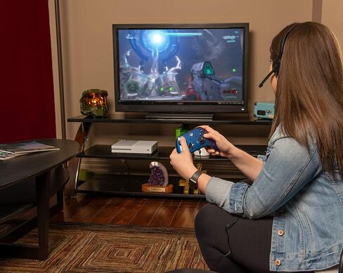 PowerA Enhanced Wired Controller for Xbox One - Cosmos Nebula, gamepad, wired video game controller, gaming controller, Xbox One, works with Xbox Series X|S in Saudi Arabia