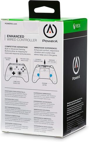 PowerA Enhanced Wired Controller for Xbox One - Cosmos Nebula, gamepad, wired video game controller, gaming controller, Xbox One, works with Xbox Series X|S in Saudi Arabia