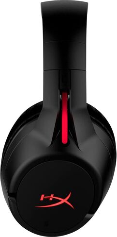 HyperX Cloud Flight - Wireless Gaming Headset, Battery Lasts Up to 30 hours of Use, Detachable Noise Cancelling Microphone, Red LED Light, Bass, Comfortable Memory Foam, PS4, PC, PS4 Pro (Renewed) in Saudi Arabia