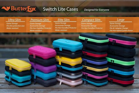 ButterFox Carrying Case for Nintendo Switch Lite with Game Holders, Storage for Accessories in Kuwait