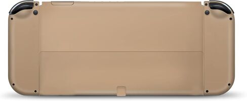 تصميم مبتكر كلاسيكي بلون موحد متوافق مع غلاف Nintendo Switch OLED - مجموعة ملصقات OLED من الفينيل 3M لجهاز Nintendo Switch - لون بسيط لوحدة التحكم، وDock، وJoy Con - ملصق ملتف بالكامل (Brown Latte) in Kuwait