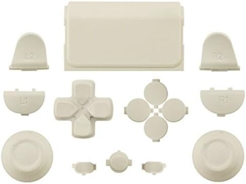 WPS Touch Pad Thumbsticks Dpad Home Full Buttons Set Replacement Parts for PS4 Playstation 4 Dualshock 4 Controller Shell (for GEN 1 Controllers) (Glow in The Dark) in Saudi Arabia