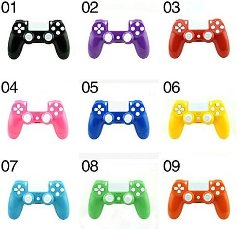 WPS Touch Pad Thumbsticks Dpad Home Full Buttons Set Replacement Parts for PS4 Playstation 4 Dualshock 4 Controller Shell (for GEN 1 Controllers) (Glow in The Dark) in Saudi Arabia