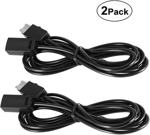 كابل تمديد وحدة التحكم Linpote 2 حزمة سلك طاقة تمديد 3M 10ft لجهاز تحكم Nintendo SNES Classic Edition (2017) وMini NES Classic Edition (2016) in Kuwait