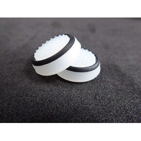 Silicone Thumb Stick Joystick Cap Analog Grip Thumbsticks Cap Cover Case for Switch NS Controller (Black-White) in Kuwait