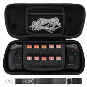 حافظة سفر صلبة من Aenllosi لجهاز التحكم المحمول Hori Nintendo Switch Split Pad Pro - أحمر (جراب فقط) in Kuwait