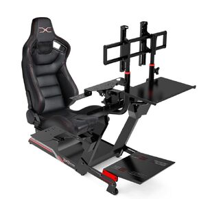 حامل عجلة السباق اكستريم سيم المتقدم XT PREMIUM 3.0 لمحاكاة السباق لوجيتك G25، G27، G29، G920، Thrustmaster، Simagic وFanatec - ROCK SOLID in Kuwait