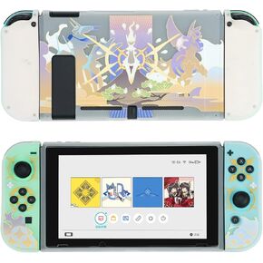 YOCORE Cute Anime Protective Case Compatible with Switch, Soft TPU DIY Replacement Shell with Shock-Absorption and Anti-Scratch in Saudi Arabia