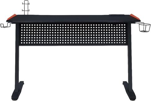 طاولة ألعاب بسيطة للاسترخاء مع منفذ USB، باللون الأسود والأحمر in Kuwait