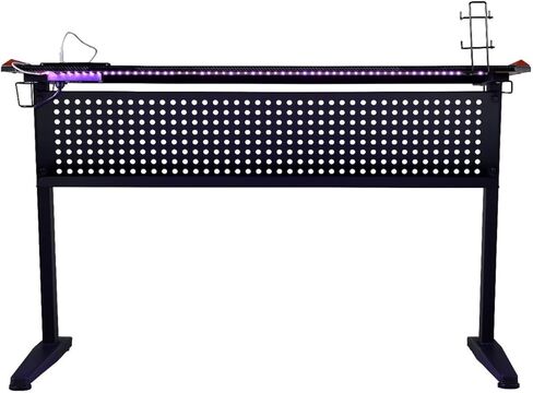 طاولة ألعاب بسيطة للاسترخاء مع منفذ USB، باللون الأسود والأحمر in Kuwait