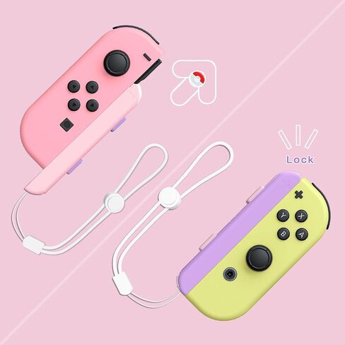 Lonxmovs 2 Pack Wrist Strap for Switch Joycon - Replacement Accessories for Joy con Straps (Black) in Kuwait