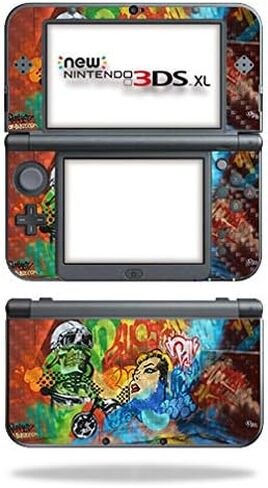غلاف MightySkins من ألياف الكربون لجهاز Nintendo New 3DS XL (2015) - لا أستطيع الرؤية | لمسة نهائية واقية ومتينة من ألياف الكربون | سهل التطبيق والإزالة وتغيير الأنماط | صنع في الولايات المتحدة الأمريكية in Kuwait