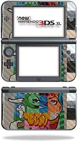غلاف MightySkins من ألياف الكربون لجهاز Nintendo New 3DS XL (2015) - لا أستطيع الرؤية | لمسة نهائية واقية ومتينة من ألياف الكربون | سهل التطبيق والإزالة وتغيير الأنماط | صنع في الولايات المتحدة الأمريكية in Kuwait