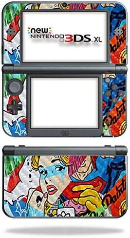 غلاف MightySkins من ألياف الكربون لجهاز Nintendo New 3DS XL (2015) - لا أستطيع الرؤية | لمسة نهائية واقية ومتينة من ألياف الكربون | سهل التطبيق والإزالة وتغيير الأنماط | صنع في الولايات المتحدة الأمريكية in Kuwait