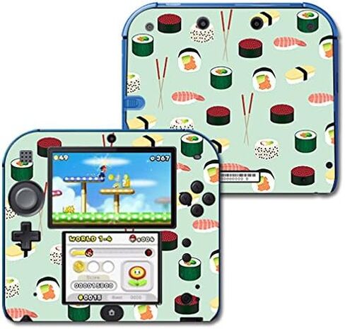 غلاف MightySkins متوافق مع نينتندو 2DS - سوشي | غطاء ملتف واقٍ ومتين وفريد ​​من نوعه من الفينيل | سهل التطبيق والإزالة وتغيير الأنماط | صنع في الولايات المتحدة الأمريكية in Saudi Arabia