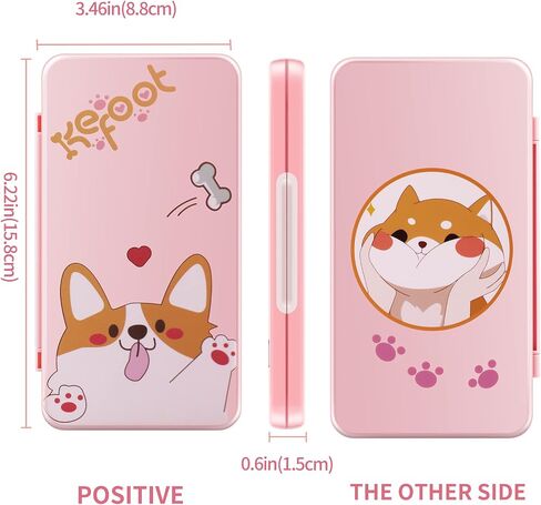 OLDZHU Cute Switch Case Holder Compatible with Nintendo Switch&Switch OLED, Pink Storage for 24 Game Cartridges and 24 Micro SD Cards in Saudi Arabia