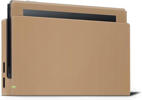 Tacky Design Classic Pastel Skin Compatible with Nintendo Switch Skin Wrap Cover, Brown, Cream, and Beige Skin for Nintendo Switch Stickers, Premium Vinyl 3M Full Wrap Decal (Cream). in Kuwait