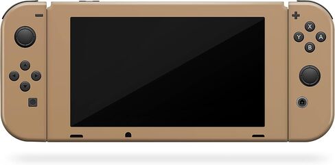 Tacky Design Classic Pastel Skin Compatible with Nintendo Switch Skin Wrap Cover, Brown, Cream, and Beige Skin for Nintendo Switch Stickers, Premium Vinyl 3M Full Wrap Decal (Cream). in Kuwait