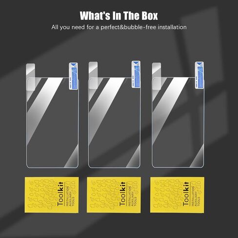 ذا بي برو واقي شاشة 7 انش لجهاز لوجيتك جي كلاود جيمنج محمول باليد - مقاوم للخدش، غطاء من الزجاج المقسى رفيع للغاية بشاشة لمس HD (عبوة من 3 قطع) in Kuwait