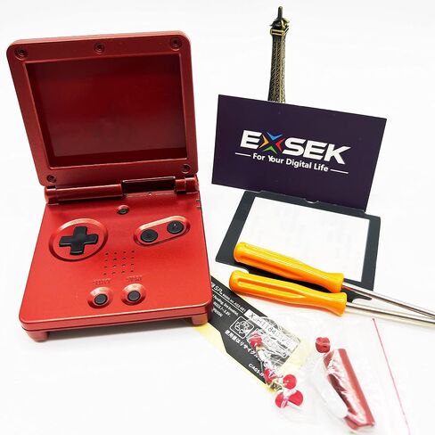 EXSEK Full Parts Replacement Housing Shell Pack for Gameboy Advance SP (SP CHAR) in Saudi Arabia