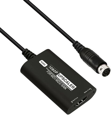 جنسي محول MD1 MD2 SNK الى HDMI، محول HDMI RGBS 1080P يدعم 16:9-4:3 / SNK-MD كيبل HDMI متوافق مع سيجا MD1/MD2/SNK HDTV in Kuwait