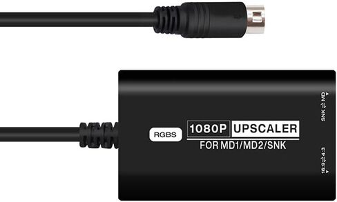 جنسي محول MD1 MD2 SNK الى HDMI، محول HDMI RGBS 1080P يدعم 16:9-4:3 / SNK-MD كيبل HDMI متوافق مع سيجا MD1/MD2/SNK HDTV in Kuwait