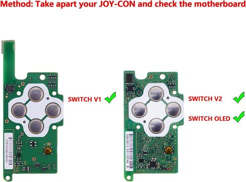 eXtremeRate 7 Colors 9 Modes NS Joycon DFS LED Kit for Nintendo Switch, Multi-Colors Luminated ABXY Trigger Face Buttons for Nintendo Switch & Switch OLED Model Joy-Con - JoyCon NOT Included in Saudi Arabia
