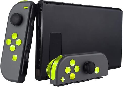 eXtremeRate 7 Colors 9 Modes NS Joycon DFS LED Kit for Nintendo Switch, Multi-Colors Luminated ABXY Trigger Face Buttons for Nintendo Switch & Switch OLED Model Joy-Con - JoyCon NOT Included in Saudi Arabia