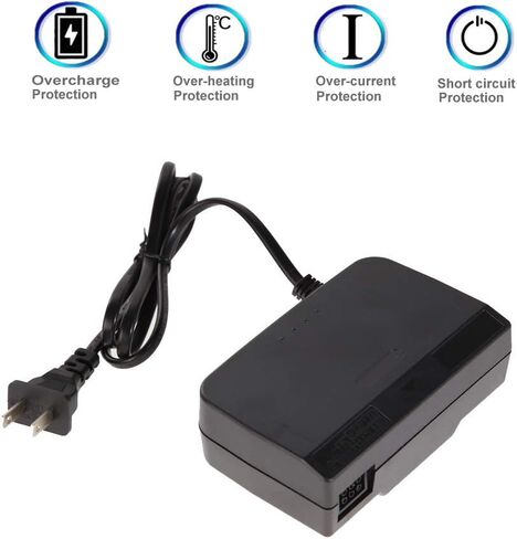 WICAREYO التيار المتناوب محول التيار الكهربائي شاحن الجدار الولايات المتحدة التوصيل مع AV TV فيديو AV كابل لوحدة التحكم N64 in Kuwait