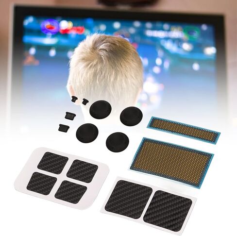 Game Console Protection Kit, for Steam Deck, with Touchpad Stickers/Button Sticker/Host Dust Screen/Silicone Joystick Cap/Storage Box/Headphone Dust Plug in Kuwait