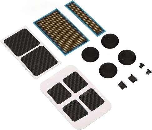 Game Console Protection Kit, for Steam Deck, with Touchpad Stickers/Button Sticker/Host Dust Screen/Silicone Joystick Cap/Storage Box/Headphone Dust Plug in Kuwait
