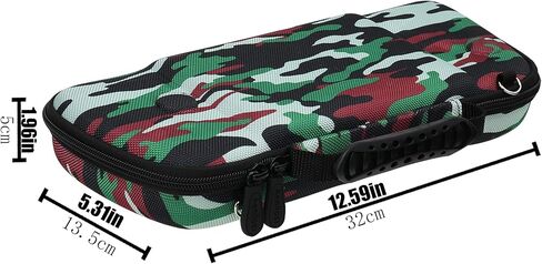 حافظة سفر صلبة من Aenllosi لجهاز التحكم المحمول Hori Nintendo Switch Split Pad Pro - أحمر (جراب فقط) in Kuwait