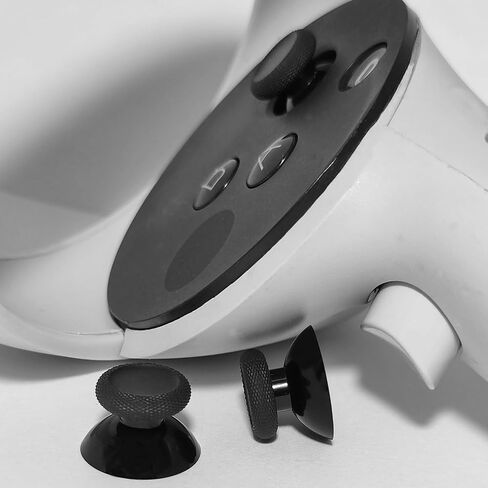 KOOWII قطعتان من عصا التحكم التناظرية البديلة لوحدة التحكم Oculus/Meta Quest 2، وحدة مستشعر التحكم في عصا الإبهام التناظرية اليسرى واليمنى، طقم إصلاح عصا التحكم التناظرية البديلة VR... (ب) in Saudi Arabia