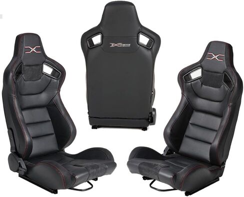 حامل عجلة السباق اكستريم سيم المتقدم XT PREMIUM 3.0 لمحاكاة السباق لوجيتك G25، G27، G29، G920، Thrustmaster، Simagic وFanatec - ROCK SOLID in Kuwait