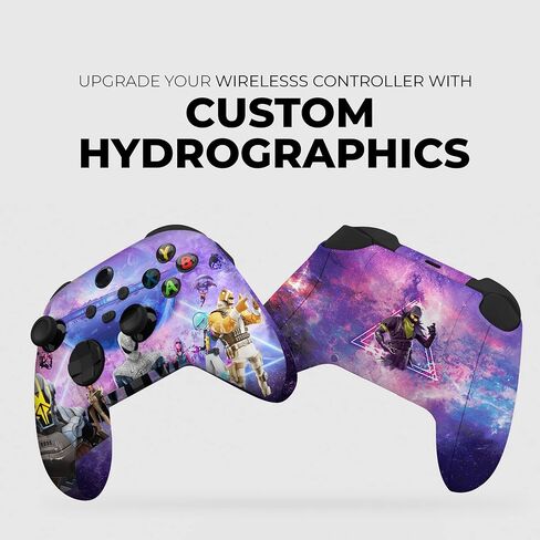 إصدار خاص من وحدة التحكم اللاسلكية X-box الأصلية المخصصة بواسطة DreamController المتوافقة مع X-box One S/X-box Series X/S وWindows 10 المصنوعة بتقنية طباعة HydroDip المتقدمة (ليست مجرد جلد) in Saudi Arabia