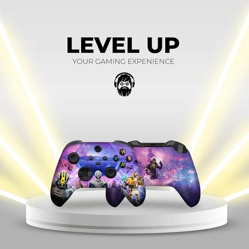 إصدار خاص من وحدة التحكم اللاسلكية X-box الأصلية المخصصة بواسطة DreamController المتوافقة مع X-box One S/X-box Series X/S وWindows 10 المصنوعة بتقنية طباعة HydroDip المتقدمة (ليست مجرد جلد) in Saudi Arabia